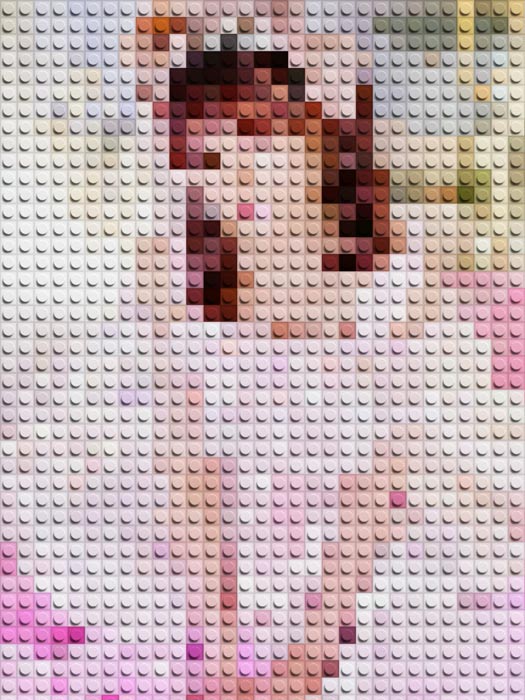 @shanchan_32 写真 トイブロック ドット絵コンバーター BeautyPlus