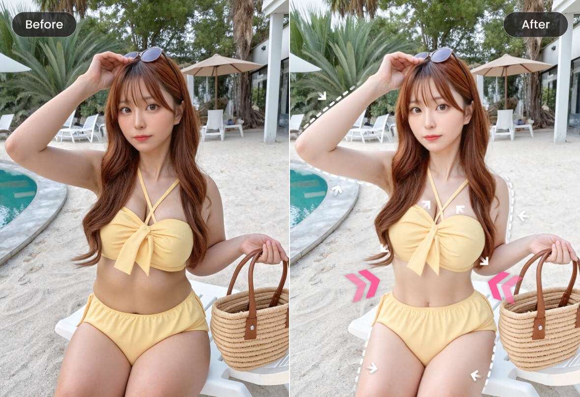 BeautyPlus AI体型加工アプリオンライン