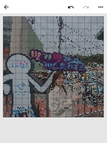 写真をグリッドに分割して塗りつぶす
