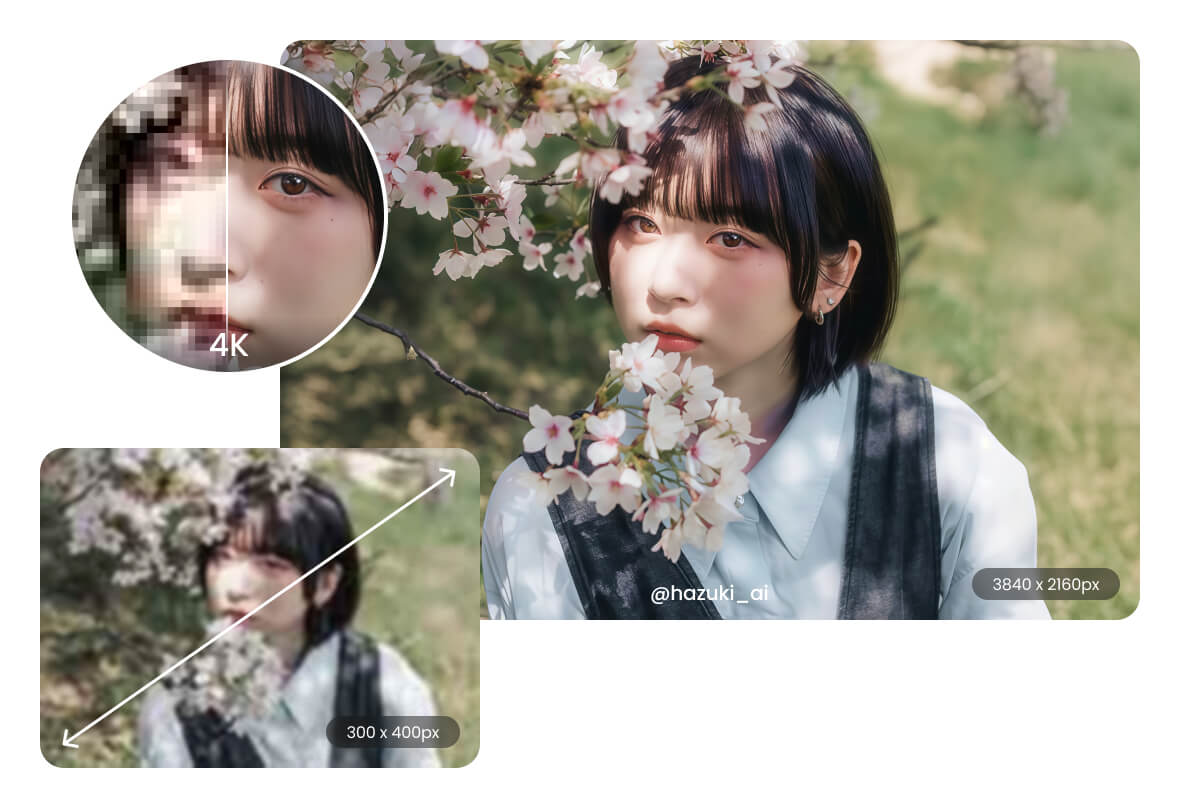 BeautyPlus AI画像アップスケーラー