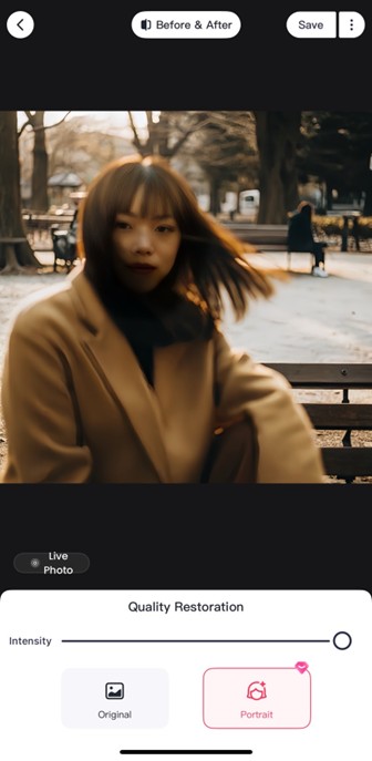Meitu-8 แอพและเว็บไซต์ปรับภาพชัด-after