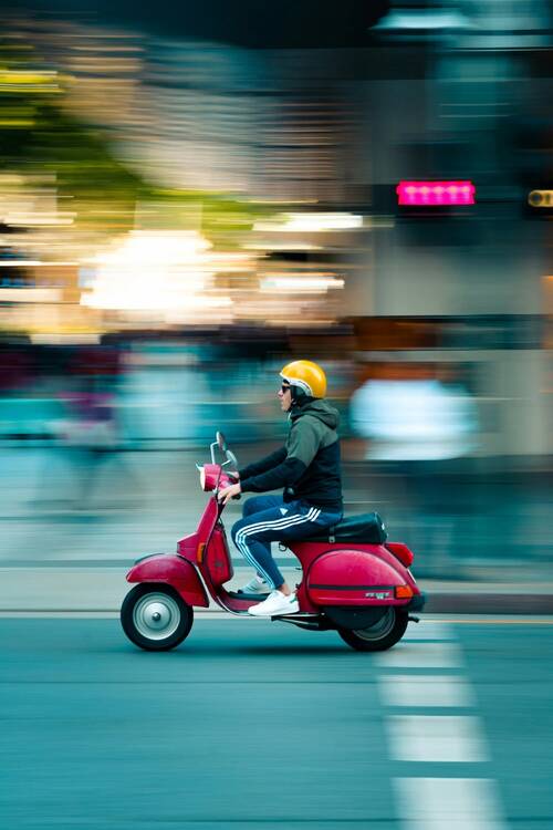 motion blur-Motion blur đường phố