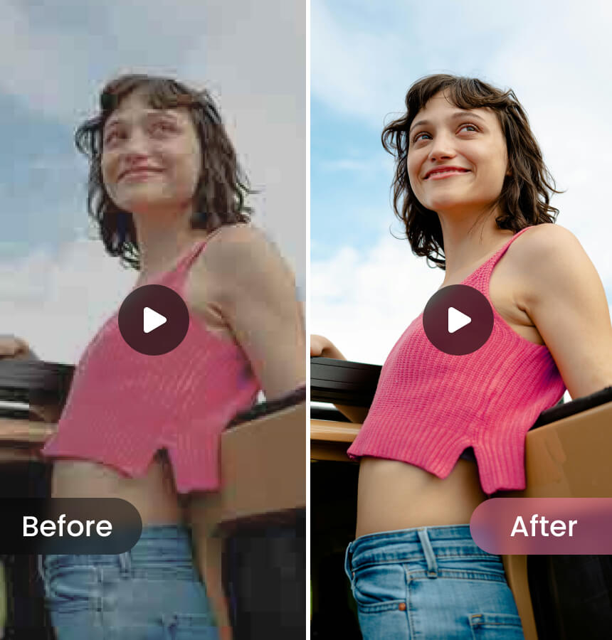 AI Video enhancer