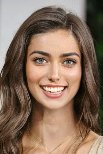 Straight Teeth Filter - girl after beautyplus app