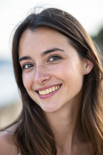 whiten teeth - woman before